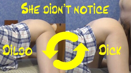 Брат заменил резиновый член на свой настоящий и отымел раком похотливую сводную сестру в тугую киску